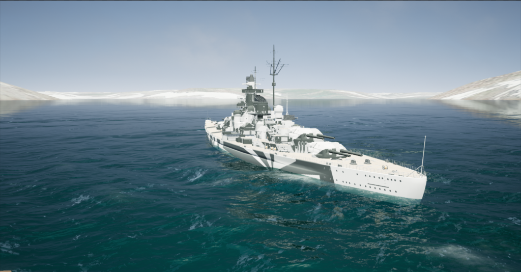 Tirpitz Entering AltaFjord September 9th 1942 1330