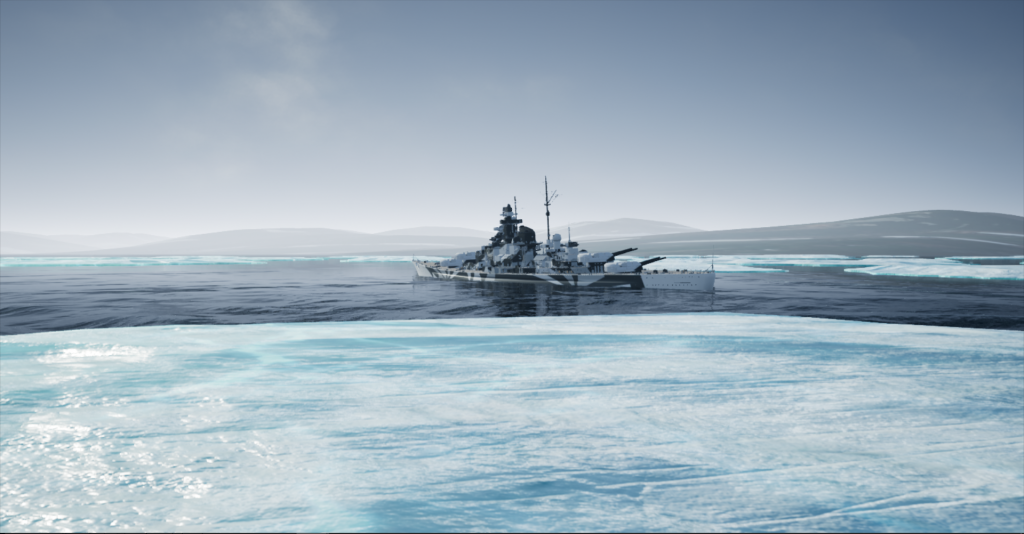 Tirpitz Spitzbergen Barentsburg September 8th 1943 0700
