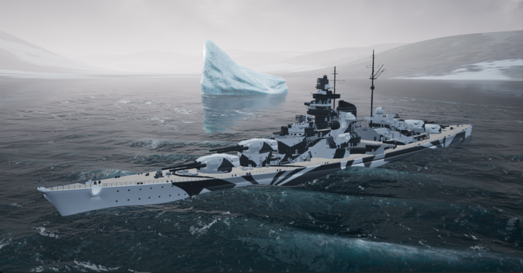 Tirpitz Spitzbergen Longyearbyen Iceberg Foggy Morning
