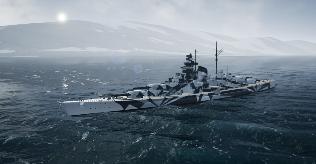 Tirpitz Spitzbergen Woodfjorden