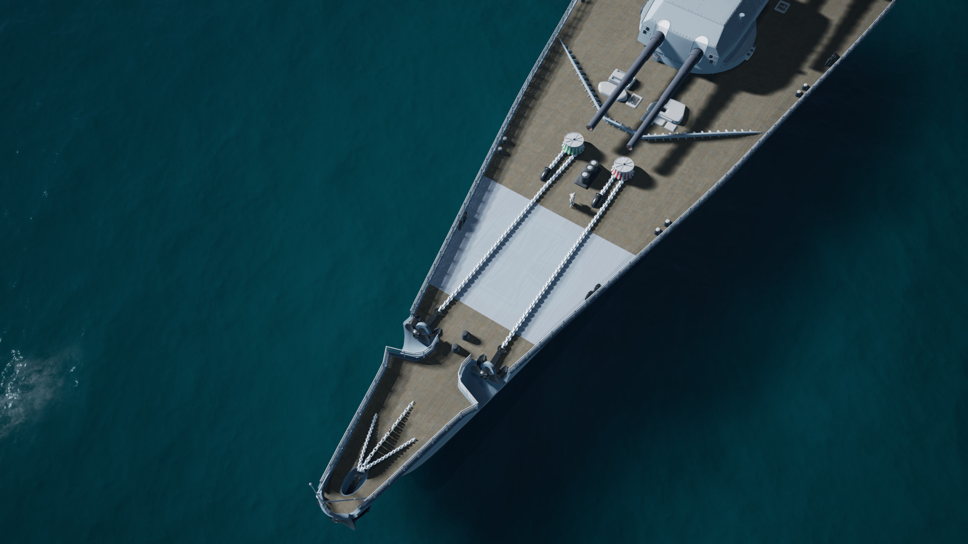 Bismarck_Deck_Camouflage Command Of The Sea