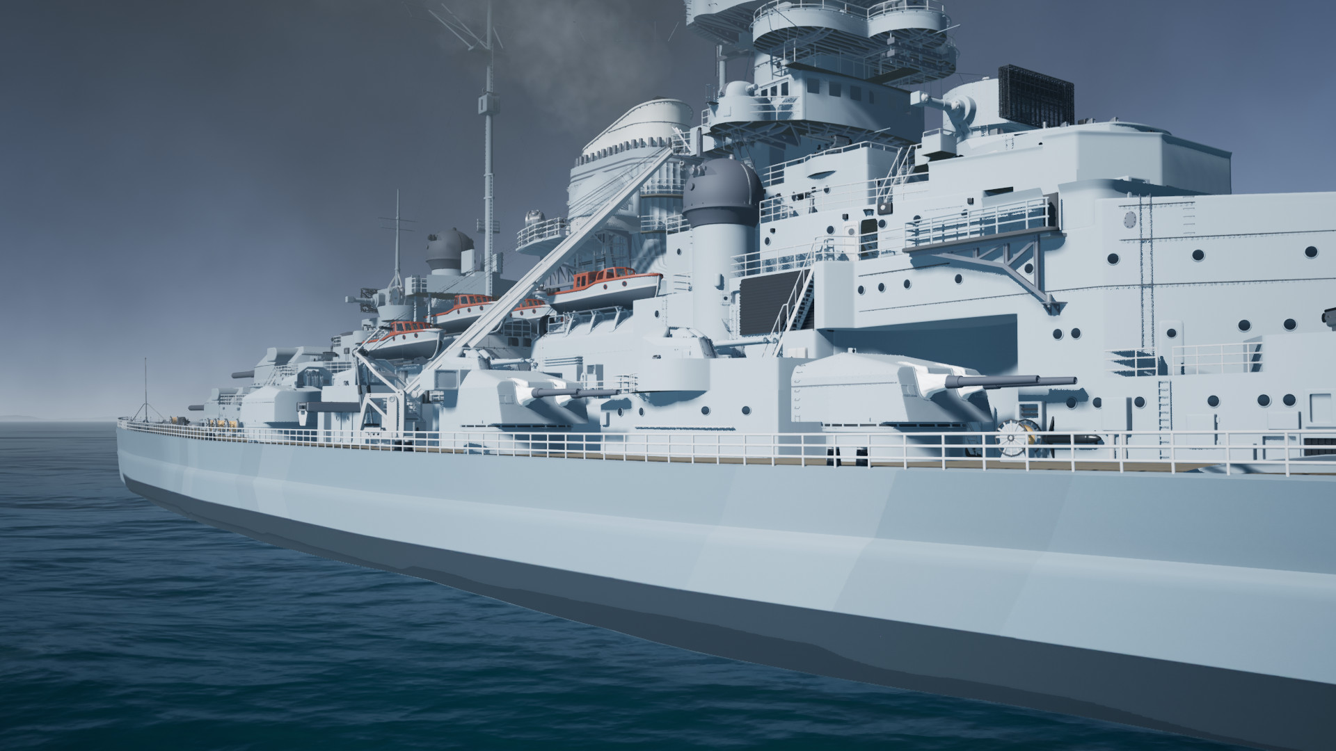 Bismarck_Hull_Camouflage_and_Wetness_Effect_Waterline Command Of The Sea